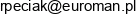 Roman Peciak Euroman Przedsiebiorstwo Uslugowo Handlowe Email address