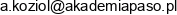 Akademia Paso Agata Koziol Adres e-mail