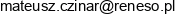 Reneso Mateusz Czinar Email address