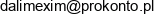 Dariusz Bicki Dalimexim Email address