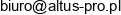 Altus Najem Adres e-mail