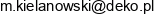 1 Deko Marek Kielanowski 2 Deko Dps S C Marek Kielanowski Wspolnik Spolki Cywilnej Email address