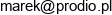 Prodio Email address