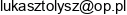 Pro Instal Jastrzebie Lukasz Tolysz Adres e-mail