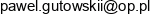 Pawel Gutowski Email address