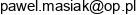Kancelaria Adwokacka Adwokat Pawel Masiak Email address