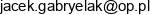 Uslugi Geodezyjne Jacek Gabryelak Email address