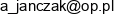 Albert Janczak Adres e-mail