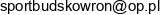 Franciszek Skowron Sportbud Email address