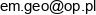 Em Geo Elzbieta Malajowicz Uslugi Geologiczne Email address