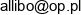 Allibo Email address