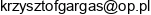 Krzysztof Gargas Email address