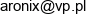 Aronix Sebastian Sikora Email address
