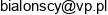 A K Krystian Bialonski Email address