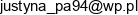 Salon Urody Justyna Jaciuk Adres e-mail