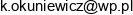 1 Prima Okuniewicz Krzysztof 2 Sklep Spozywczy Tabikos Okuniewicz Krzysztof Wspolnik Spolki Cywilnej 3 Ikra Krzysztof Okuniewicz Wspolnik Spolki Cywilnej 4 Rowery Dwa Okuniewicz Poplawski Email address