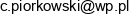 Cezary Piorkowski Email address