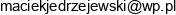 Amj Maciej Jedrzejewski Email address