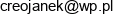 Creo Jan Dobosz Email address
