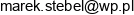 Marek Stebel Agencja Ubezpieczeniowa W Spadku Email address