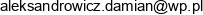 Uslugi Informatyczne Damian Aleksandrowicz Email address
