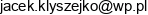 Jacek Klyszejko Email address