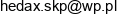 Przedsiebiorstwo Produkcyjno Handlowo Uslugowe Hedax Email 1
