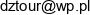 Biuro Turystyki Dz Tour Zbigniew Domian Email address