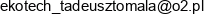 Przedsiebiorstwo Dostaw Przemyslowych Ekotech Tadeusz Tomala Email address