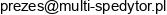 Multi Spedytor Pierwszy W Likwidacji Adres e-mail