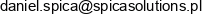 Daniel Spica Solutions Email address