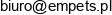 Firma Produkcyjno Handlowa Empets Ewa Jakubow Mularczyk Email address