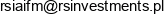 Asi I Rsi Aifm Spolka Z Ograniczona Odpowiedzialnoscia Email address