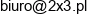 2 X 3 Email address