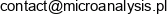 Microanalysis Adres e-mail