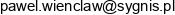 Pawel Wienclaw Email address