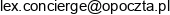 Lex Concierge Adres e-mail