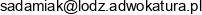 Aplikant Adwokacki Szymon Adamiak Email address