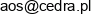 Cedra Anna Ostaszewska Email address