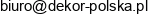 Dekor Spolka Z Ograniczona Odpowiedzialnoscia Email 1