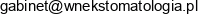 Anna Wnek Stomatologia Email address