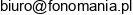 Fonomania Adres e-mail
