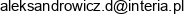 Aleksandrowicz Adam Przedsiebiorstwo Produkcyjno Handlowe Adamex Email address