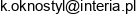 Firma Handlowo Uslugowa Oknostyl Krzysztof Olesinski Email address