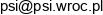 Boleslaw Rudnik Psi Projektowanie Systemow Informatycznych Email address