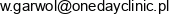 Onedayclinic Adres e-mail