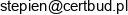 Certbud Jacek Stepien Email address