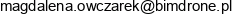 Bimdrone Magdalena Owczarek Email address