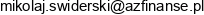 A Z Finanse Adres e-mail