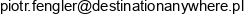 Destination Anywhere Adres e-mail Destination Anywhere Adres e-mail
